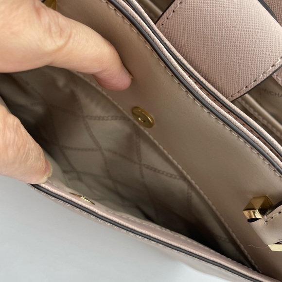 New Michael Kors Gibson Large Satchel Bag Soft Pink - Picture 11 of 11